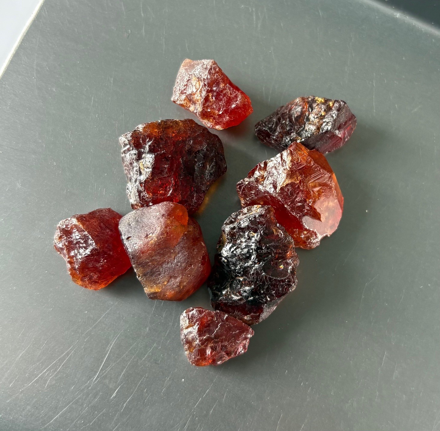 Nice Lot 234 cts Natural Coca Cola colour Spessartine Rough