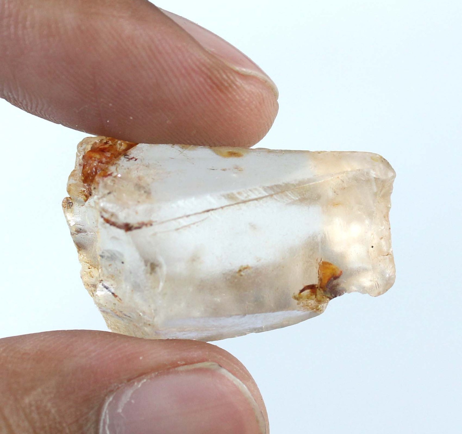 48.45 Ct Certified Natural Yellow Golden Topaz Gemstone Rough T36489