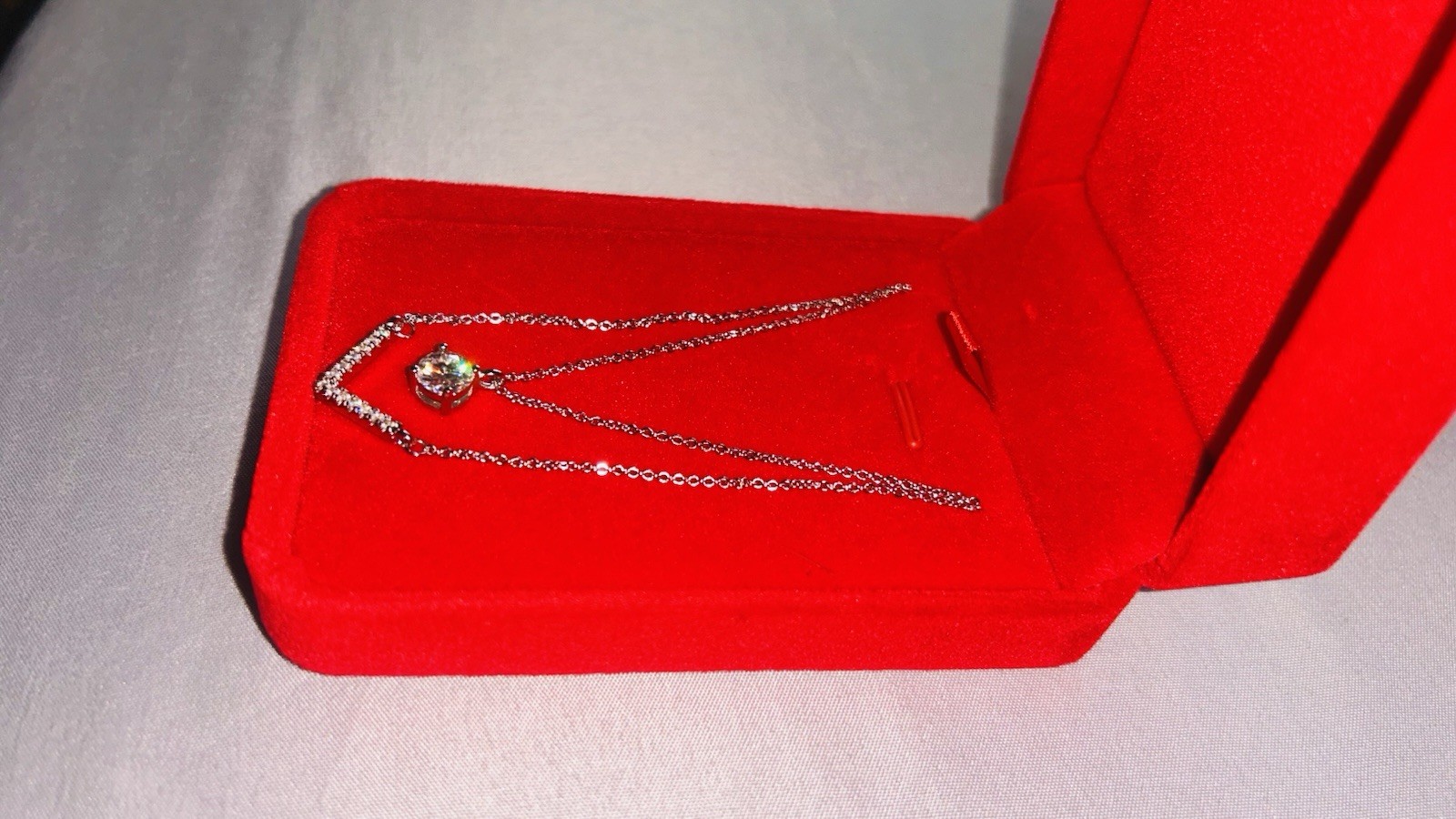 2.0 CTW Lab Created Diamond 925 Sterling Silver Infinity Necklace
