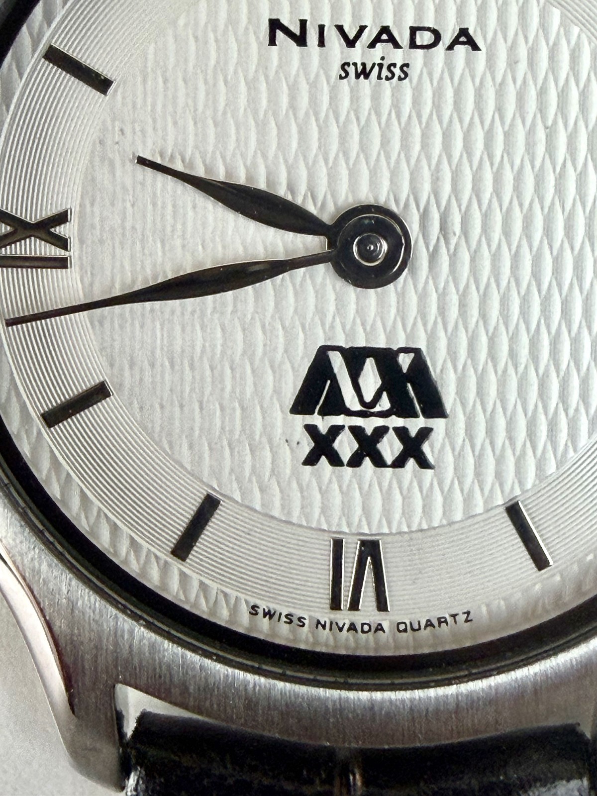 NIVADA “SWISS” Ladies Watch NOS Unworn w/Box Tags GC2386L12, XXX GUILLOCHE Dial