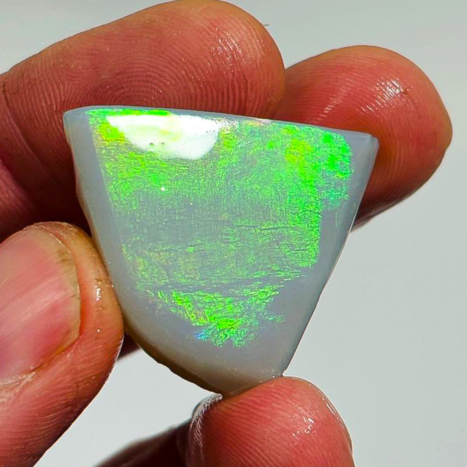 38.20 carat Lightning Ridge Opal dark base Rub Australian Rough OPL270 Opal UK