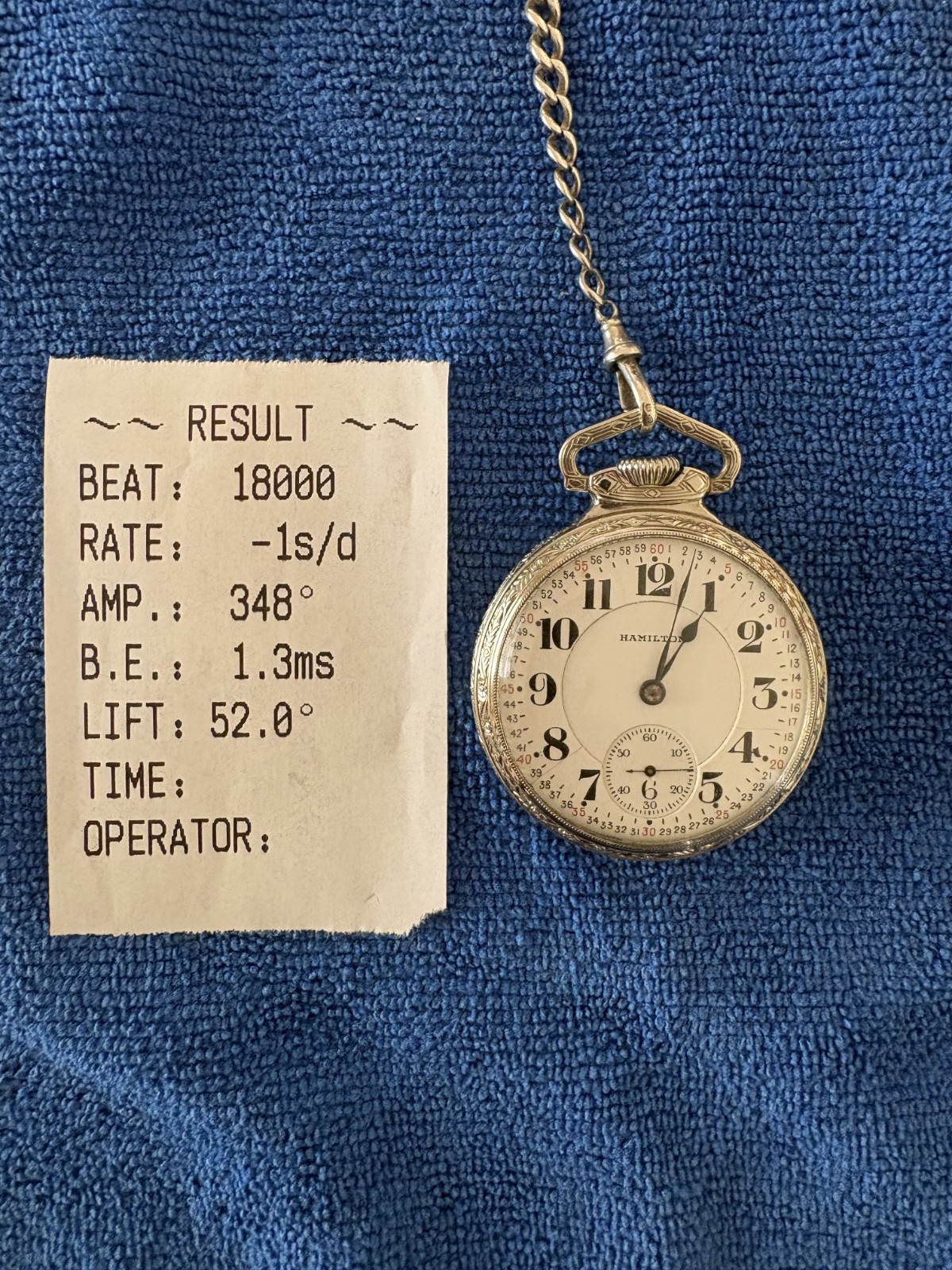 Hamilton 992 Pocket Watch Railroad Model- 1922 Size 16 Serviced w/Warranty