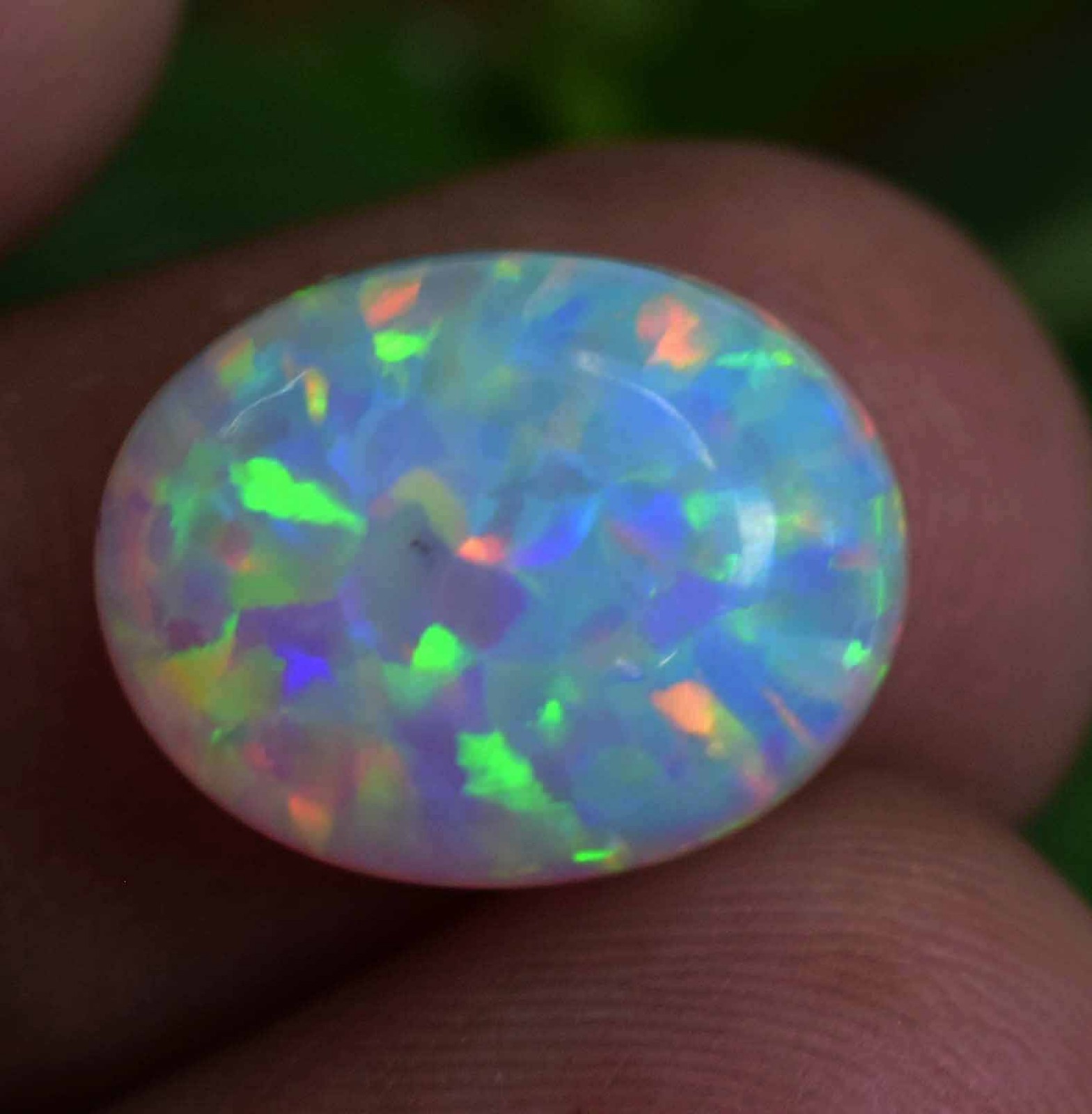 Natural Ethiopian Fire Opal 7.40 CT AGSL Certified Play Of Color Loose Gemstone