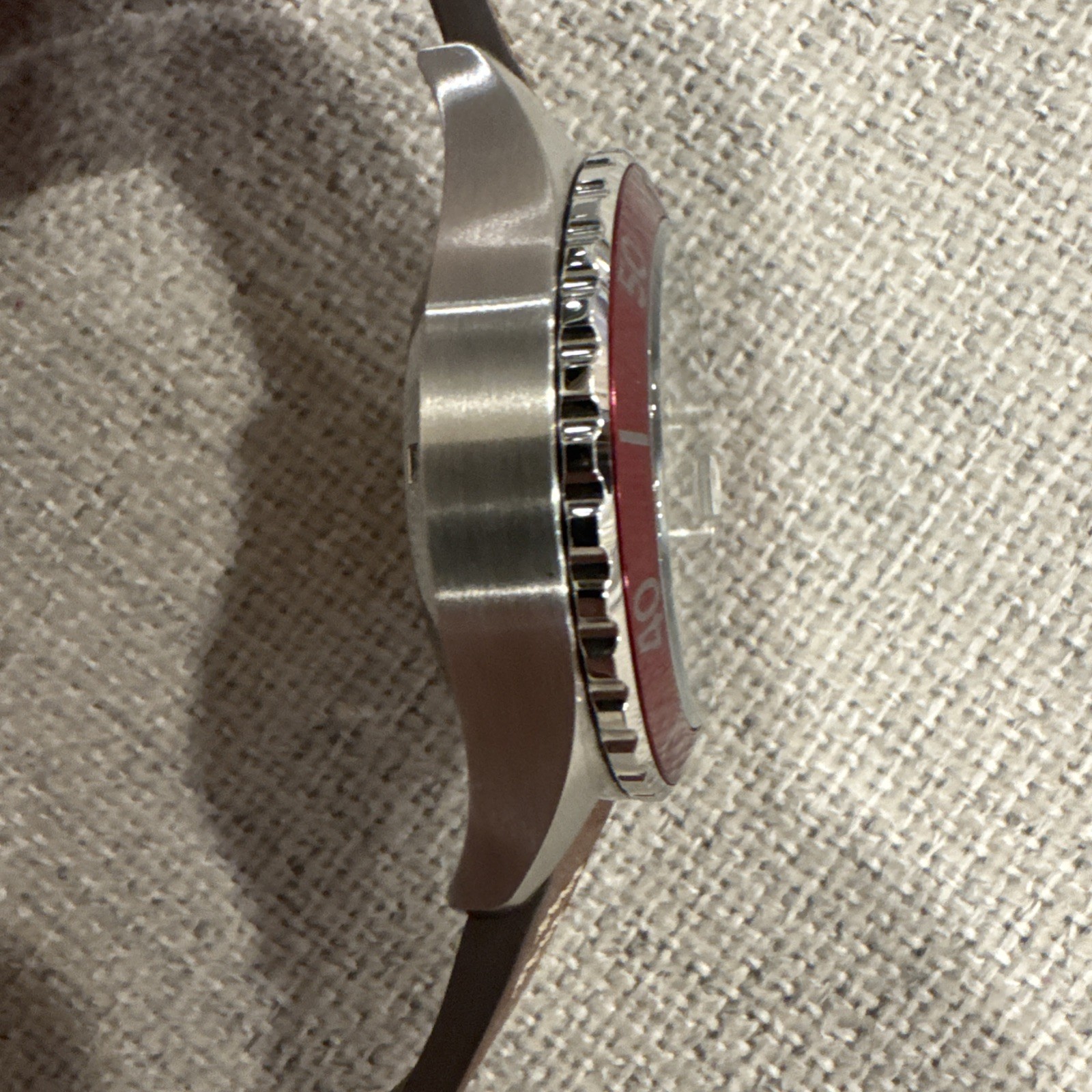 Timex Navi XL 41mm Red Stainless Steel Case with Leather Strap (TW2U09900ZV)