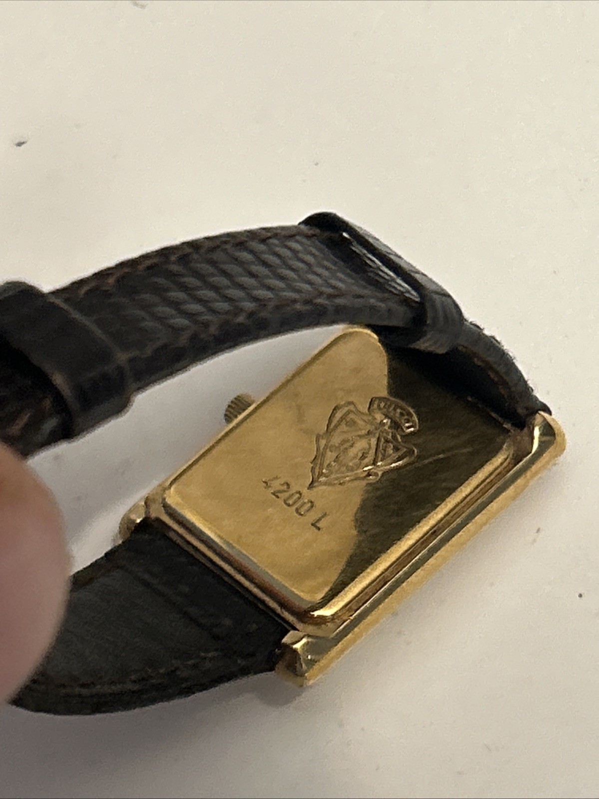 Gucci Ladies Quartz Watch 4200L Swiss Made Gold Plated 20mm c.1990s