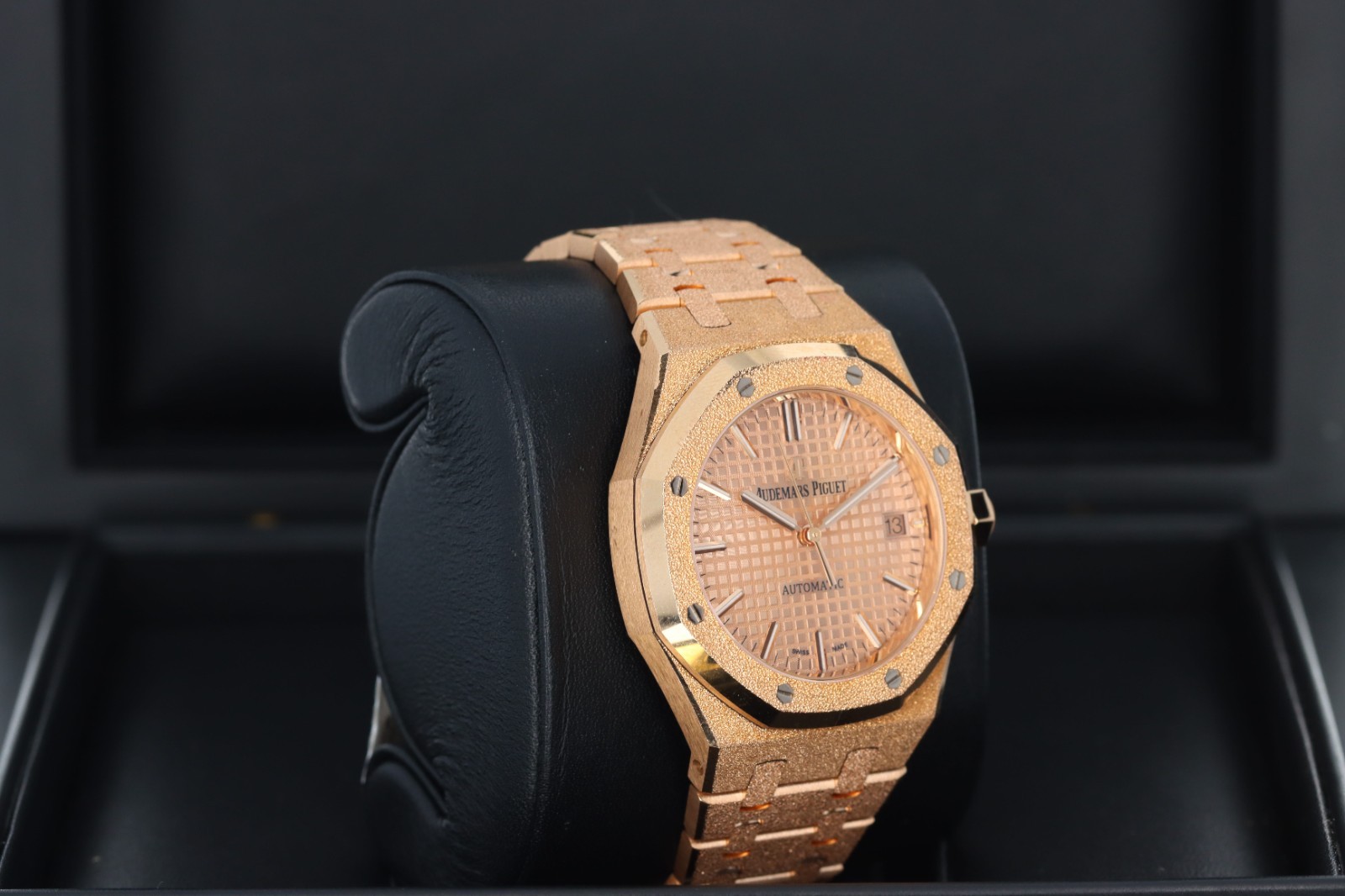 Audemars Piguet Royal Oak 37mm Automatic Frosted Pink Gold 15454OR.GG.1259OR.03