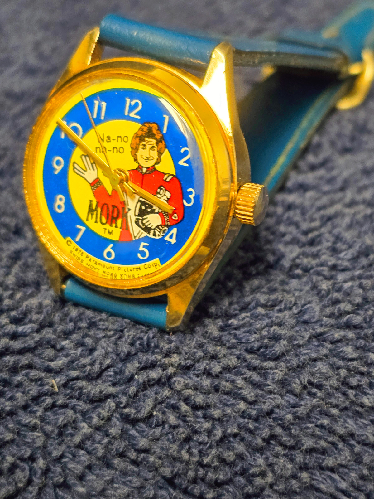 Vintage 100% All ORIGINAL MORK (Robin Williams) character watch Serviced & Runs