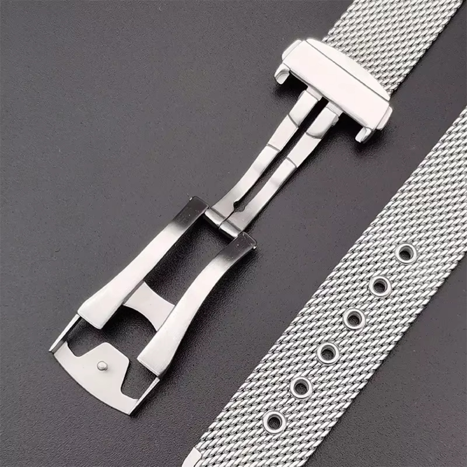 20mm Braided Stainless Mesh Band Strap For Omega Seamaster No Time To Die 007