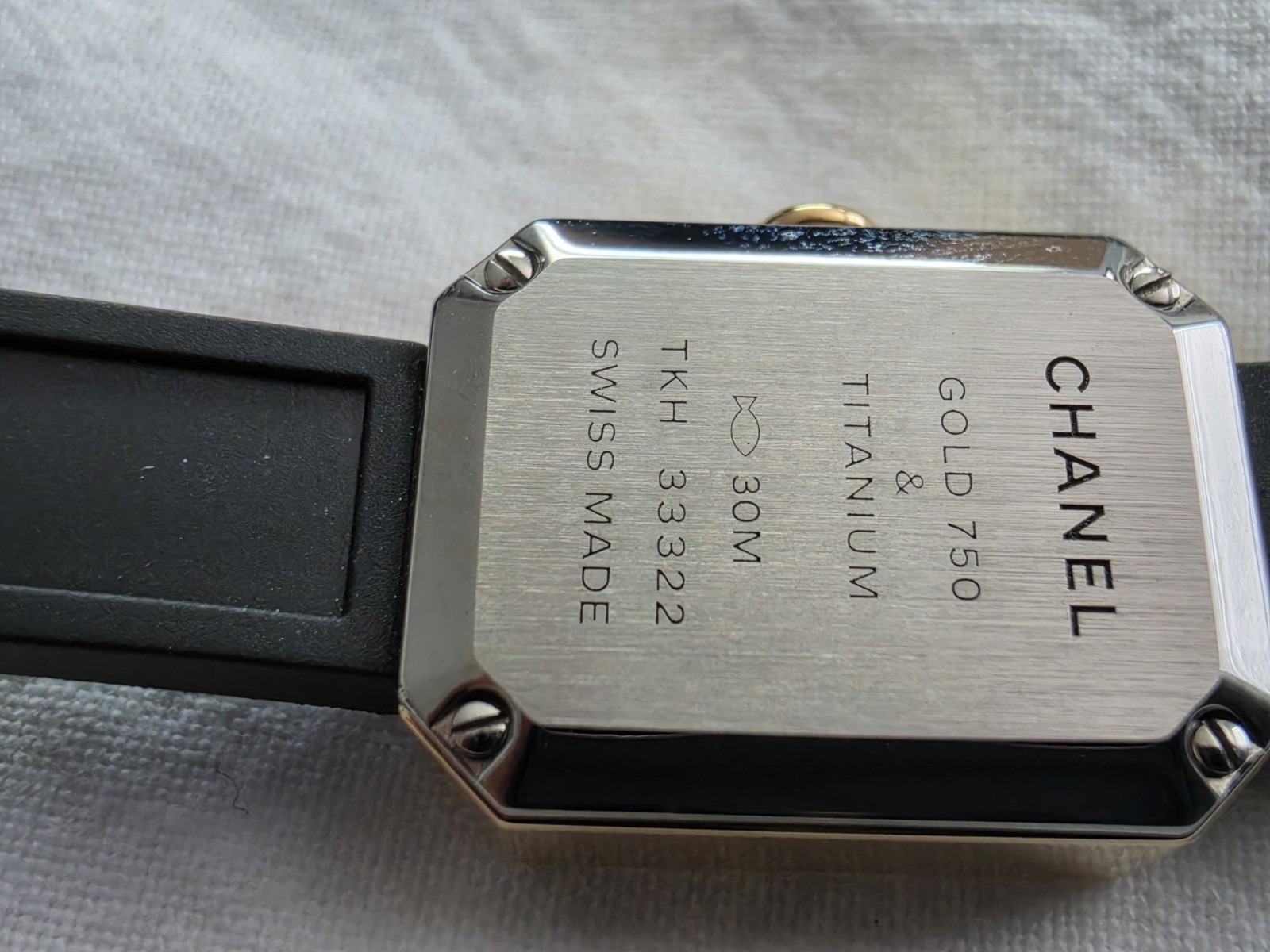 CHANEL Première Ribbon Watch 18K YG, Diamond Dial, 6mo old cost $12600