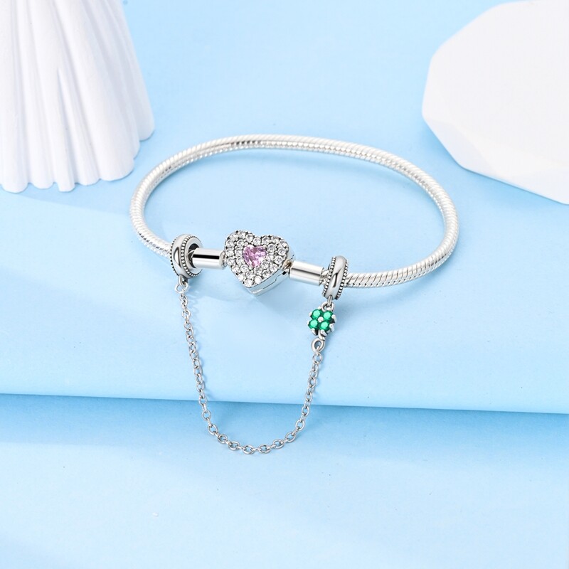 Optional Original 925 Sterling Silver Flowers Charms AAA CZ For Women Bracelets