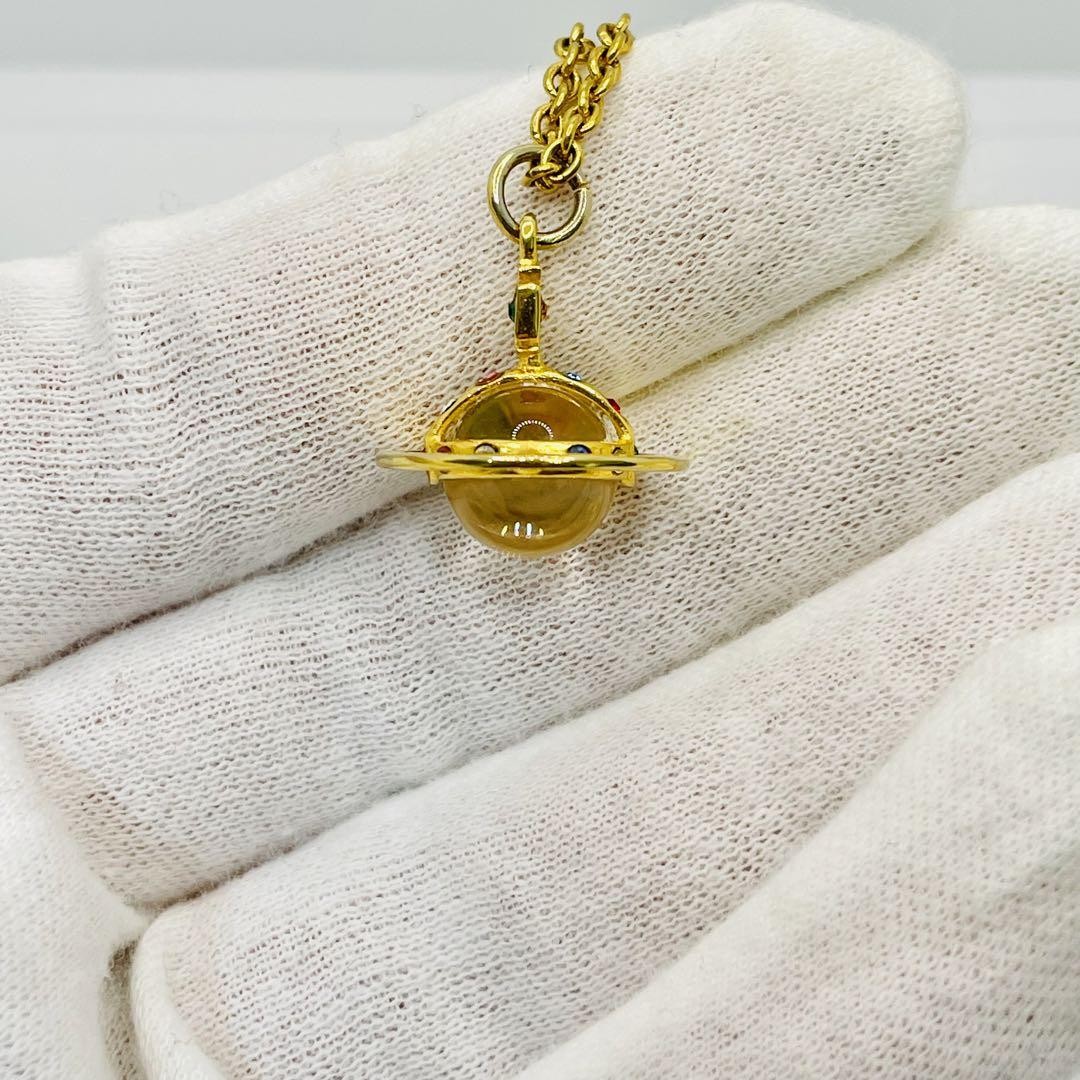 Vivienne Westwood Necklace 90′ Red Box Early Petit Orb Limited Edition VHTF Rare