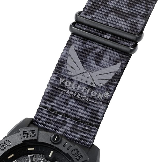 Luminox Men’s 45mm Volition Navy Seal Chronograph Black/Gray Camouflage Watch