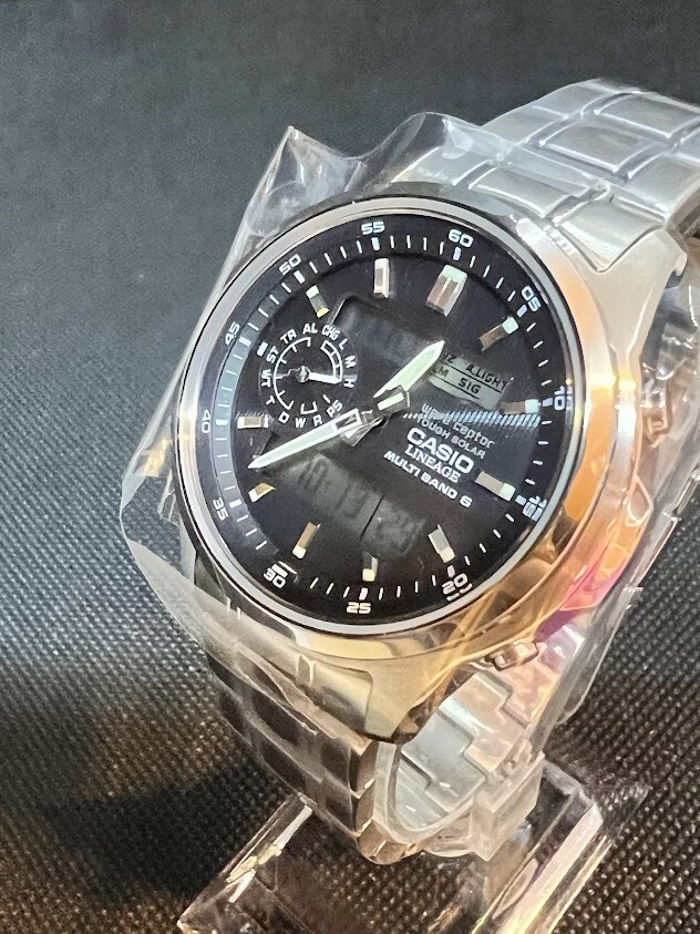 CASIO LINEAGE LCW-M300D-1AJF Tough Solar Atomic Radio Men’s Watch Black