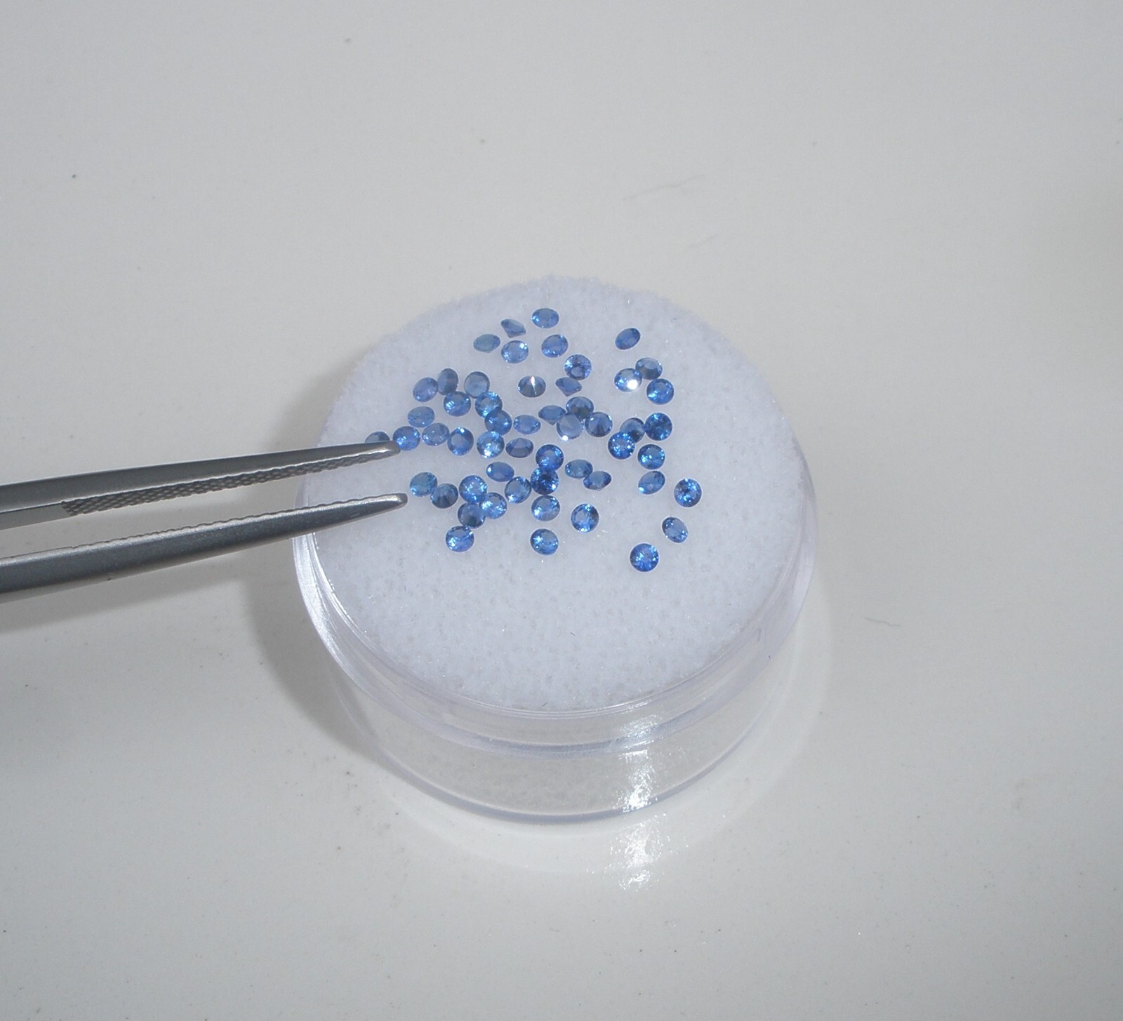 Over 1ct Blue Sapphire Round Natural Gem Parcel 1.5mm Top Quality
