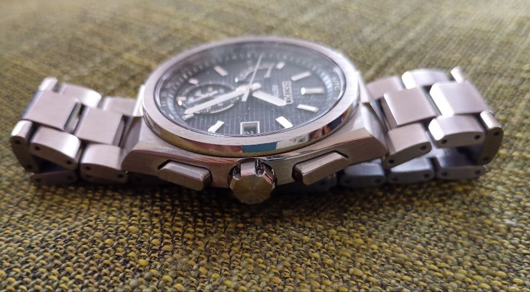SEIKO ASTRON SBXY067 Titanium Radio Solar Mens Watch