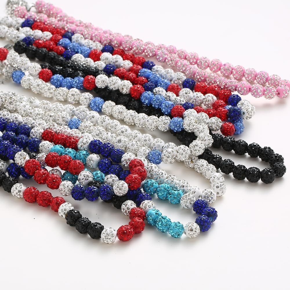 Baseball Enthusiast Adjustable Necklace – Navy Blue Bling Jewelry for All Ages