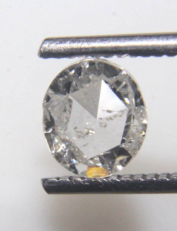 1.21Cts G-H Color Si-I White Round Rose Cut Diamond Natural 7.30-6.85×2.60 mm