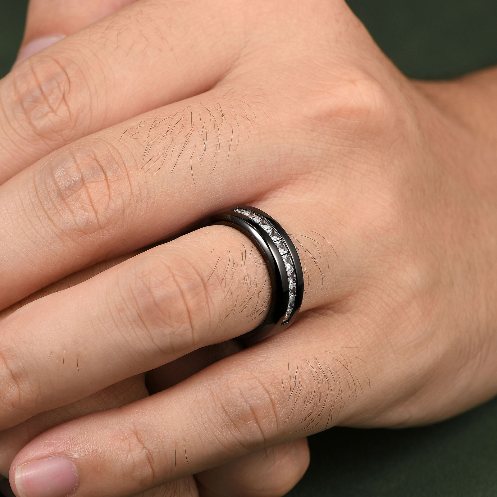 Sterling Silver Men Wedding Ring Band Ring Wedding Band Wedding Ring Men Jewelry