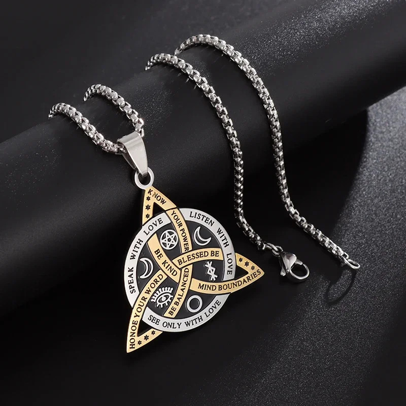 Mobius Pendant Necklace Silver Tone Twisted Geometric Charm Chain Jewelry