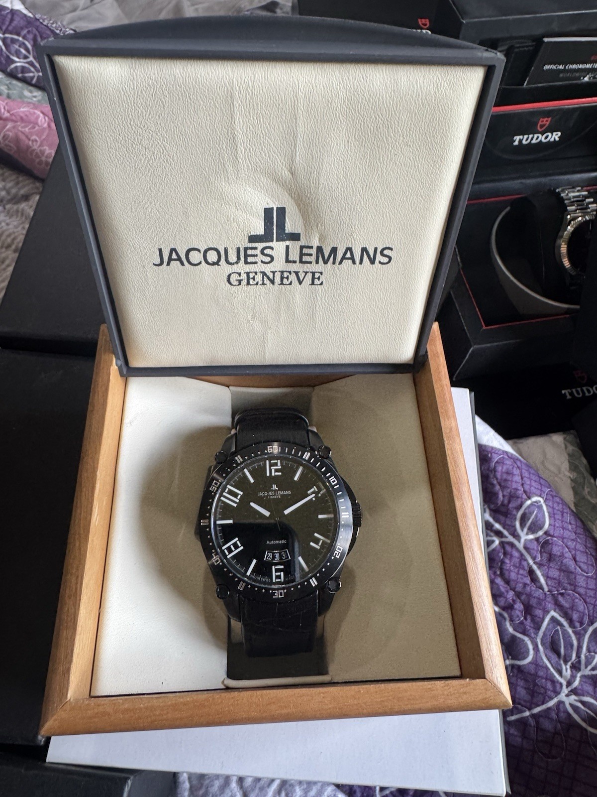 Make Offer Jacques Lemans Geneve GU333C SWISS Automatic