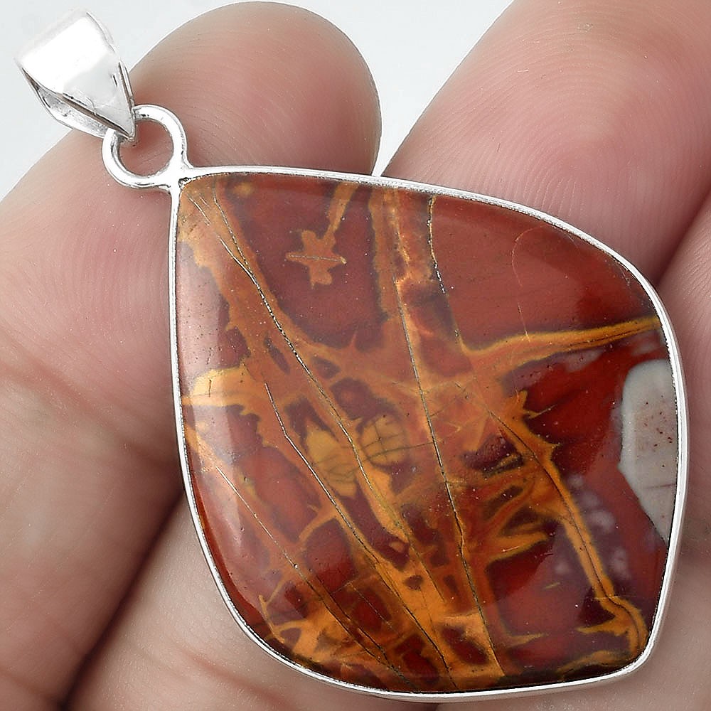 Natural Noreena Jasper 925 Sterling Silver Pendant Jewelry P-1001