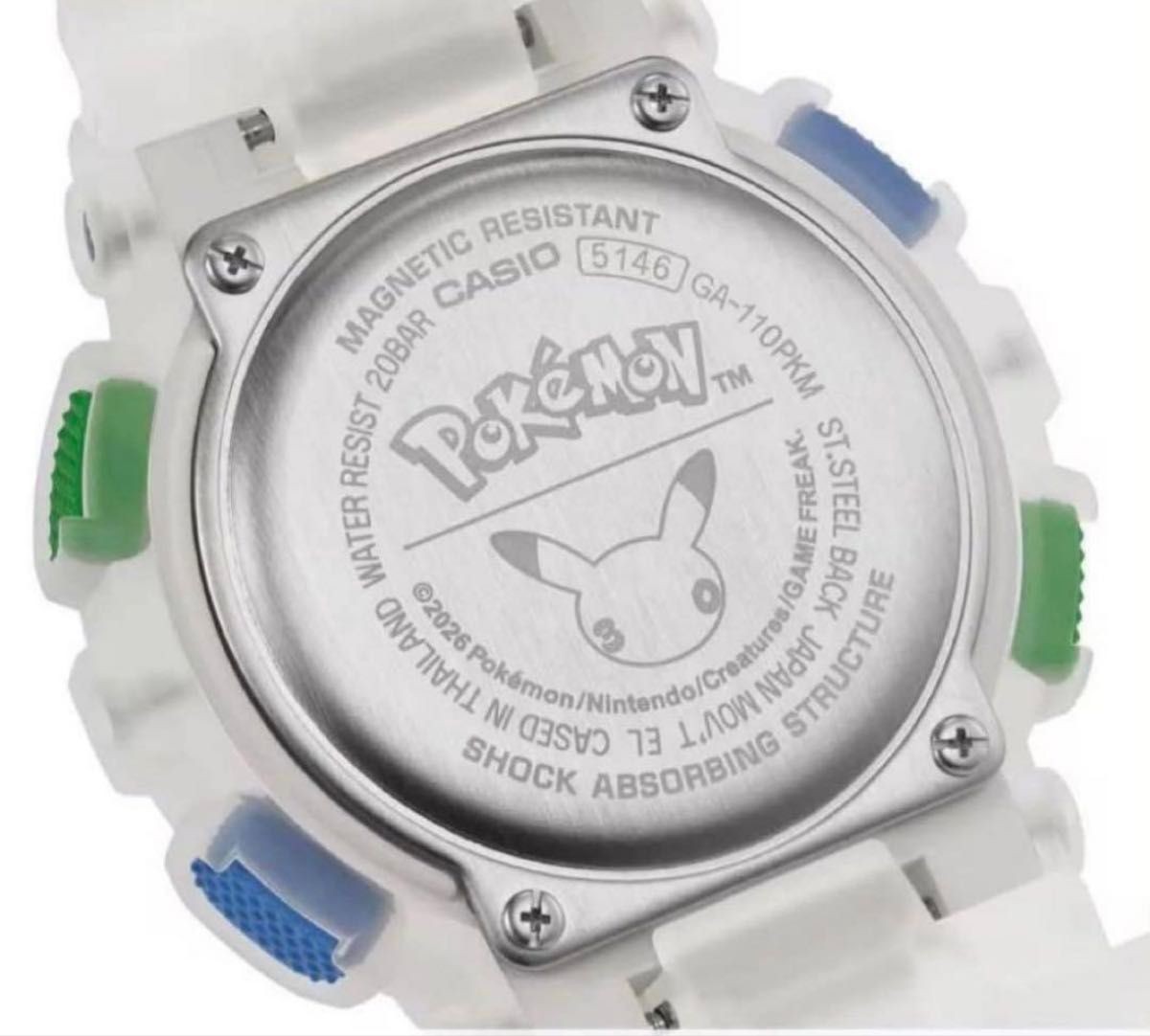 Limited Release G SHOCK Pokemon Collaboration Model GA 110PKM 7AJR 30th Annivers