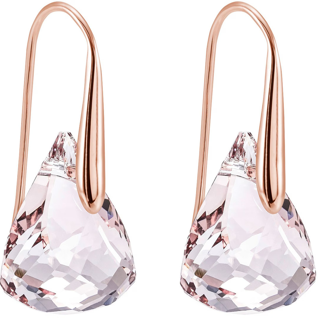 Swarovski Lunar earrings pink gold plated 5528509 (A5)