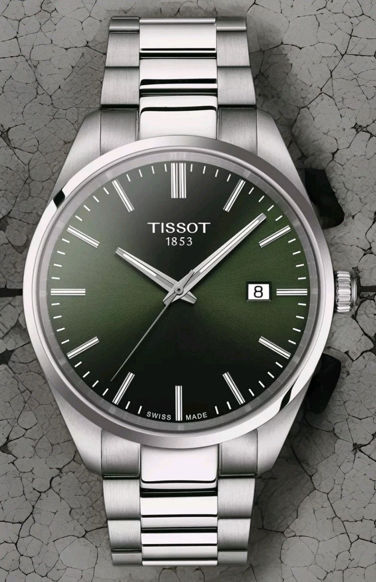 Tissot PR 100 Green Dial Watch T150.410.11.091.00