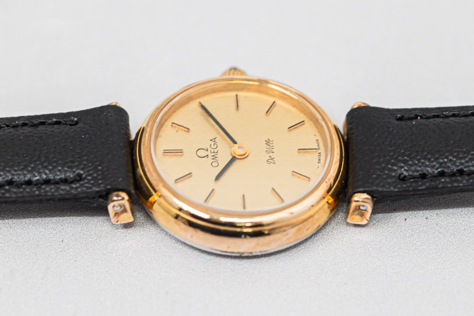 *Vintage 1979* OMEGA De Ville Cal.625 Manual Winding Gold Swiss Made 22mm Womens