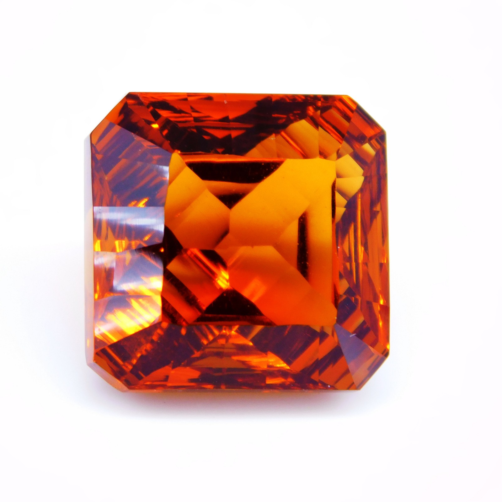 24.90 Ct Natural Danburite Rare Brown Concave Cut Certified Loose Gemstone