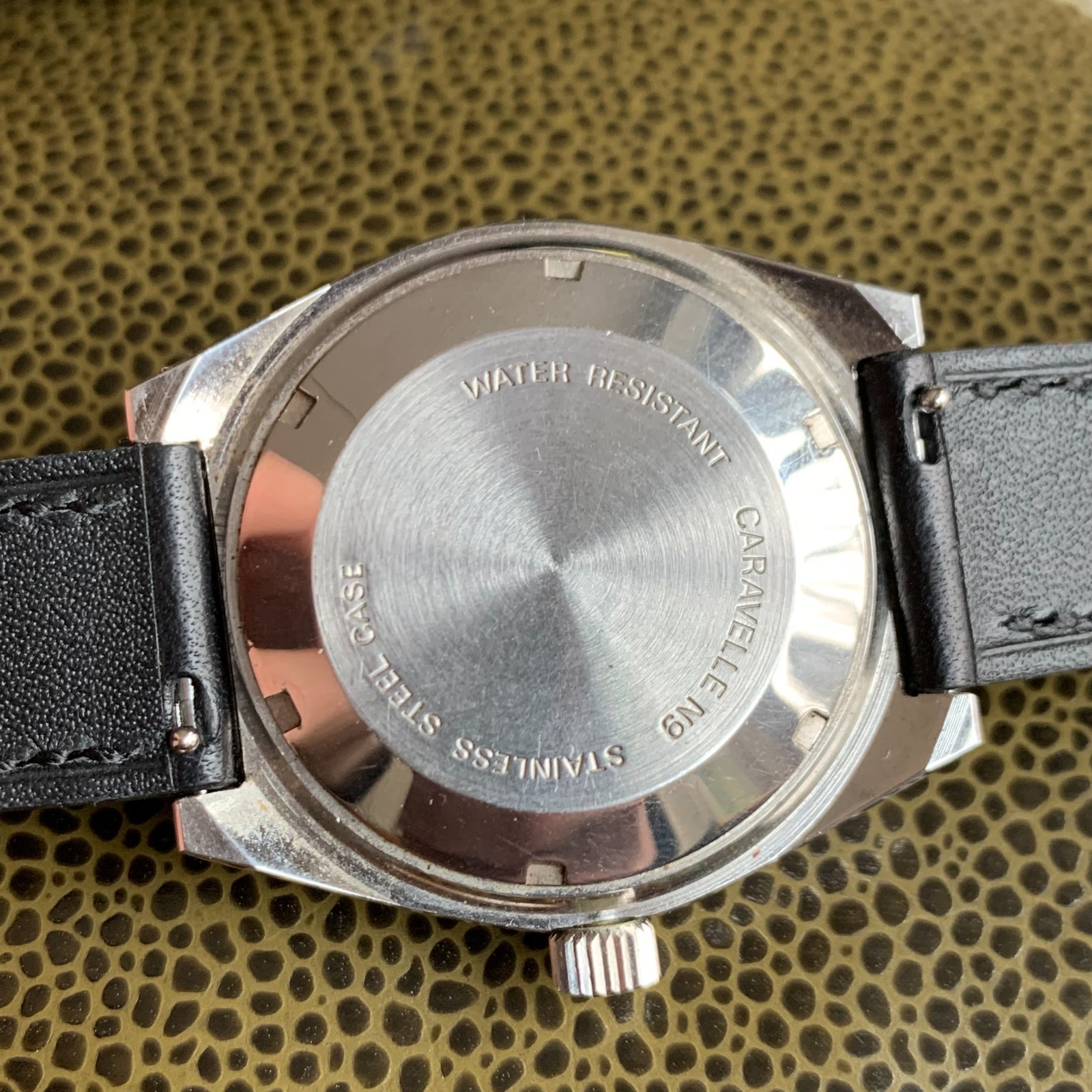 Caravelle Set-O-Matic Devil Diver 666 Feel Automatic Stainless Steel Wristwatch