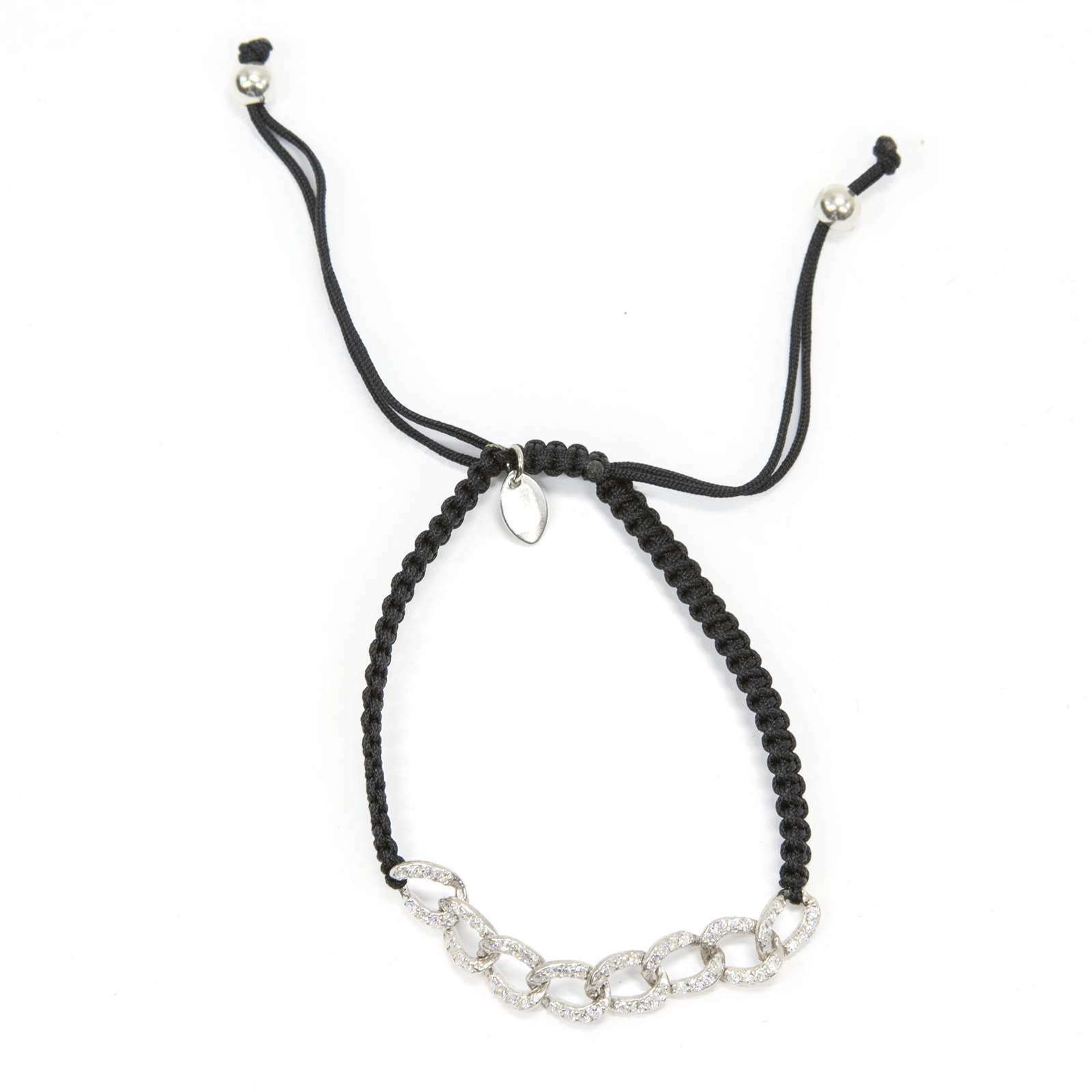 NEW Athra Womens Jewelry Links Adjustable Cotton String Bracelet