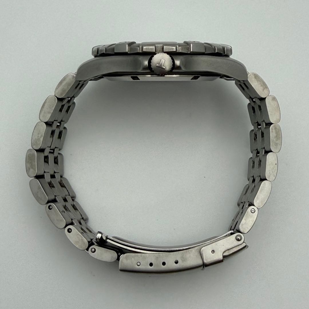 Tissot PR100 P363/463 Wristwatch Quartz Stainless Steel White Dial