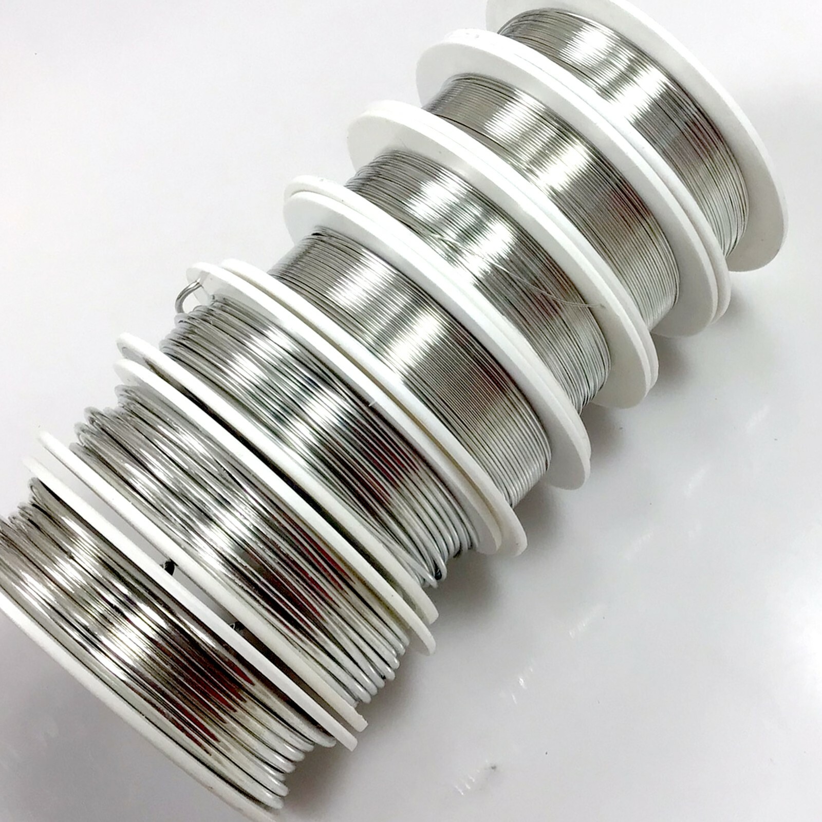 Beading Wire Zebra Silver Round 12,14,16,18,20,22,24,26,28 gauge Free Shipping