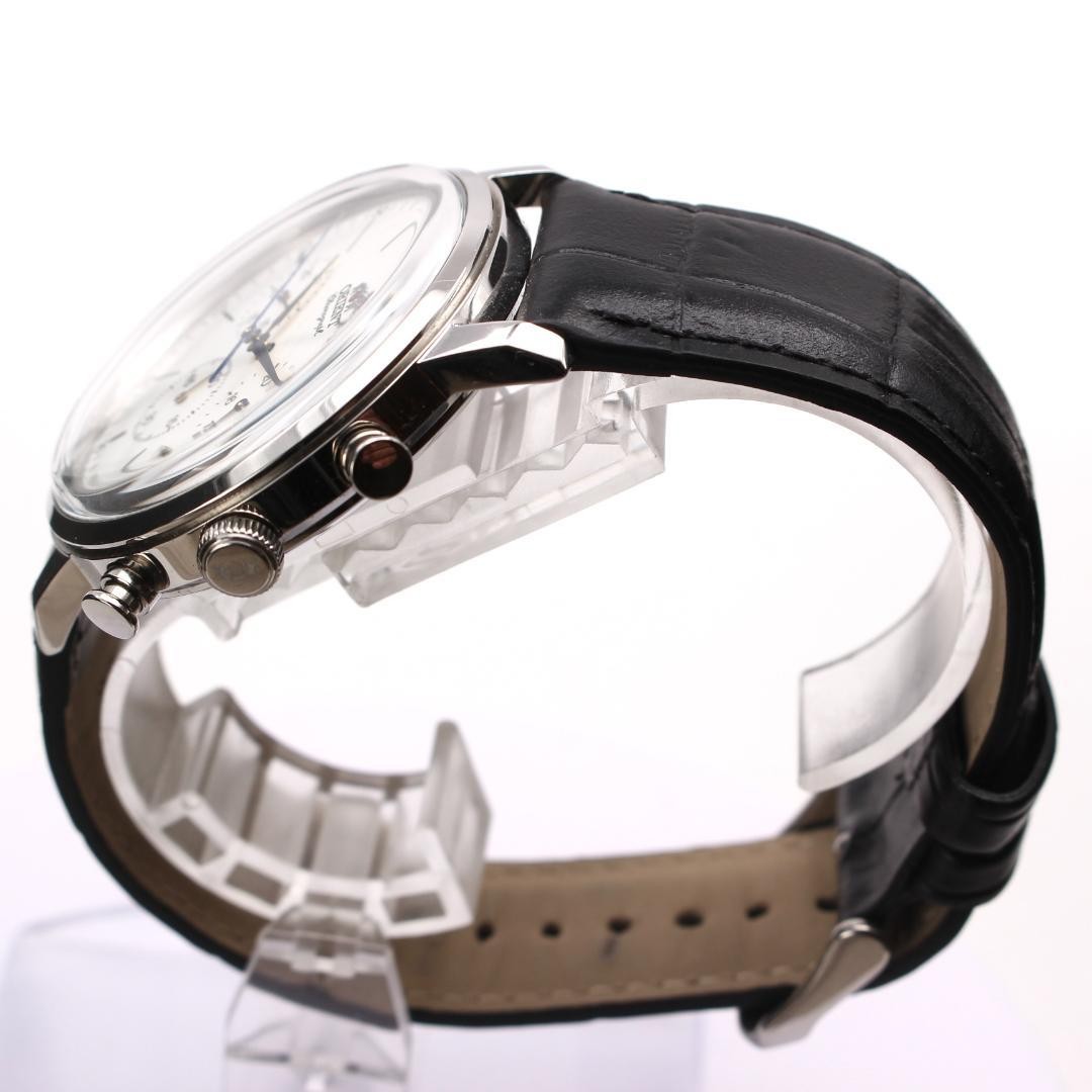 Orient VR32UAA0 Chronograph Watch White Dial Japanese Quartz Timepiece NB/NA