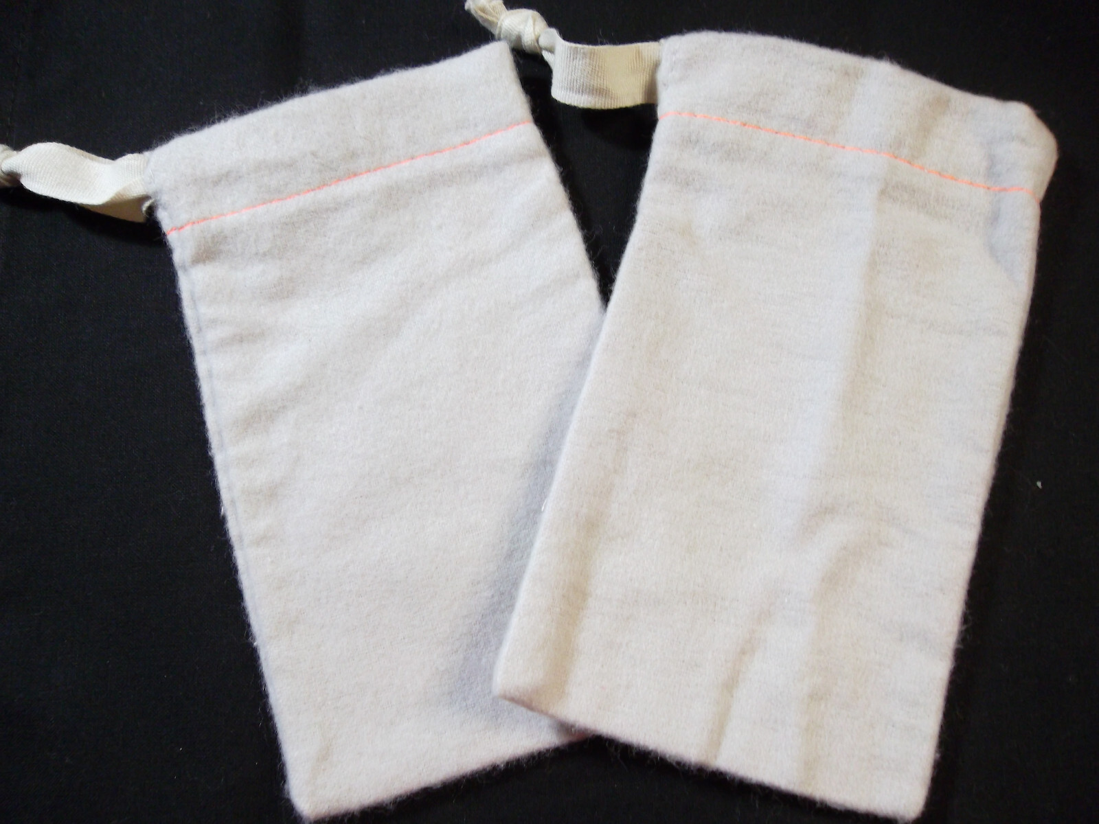 Lot of 12 Soft ALEXIS BITTAR Small Jewelry Pouch Drawstring Dust Bag 6″x3.5”