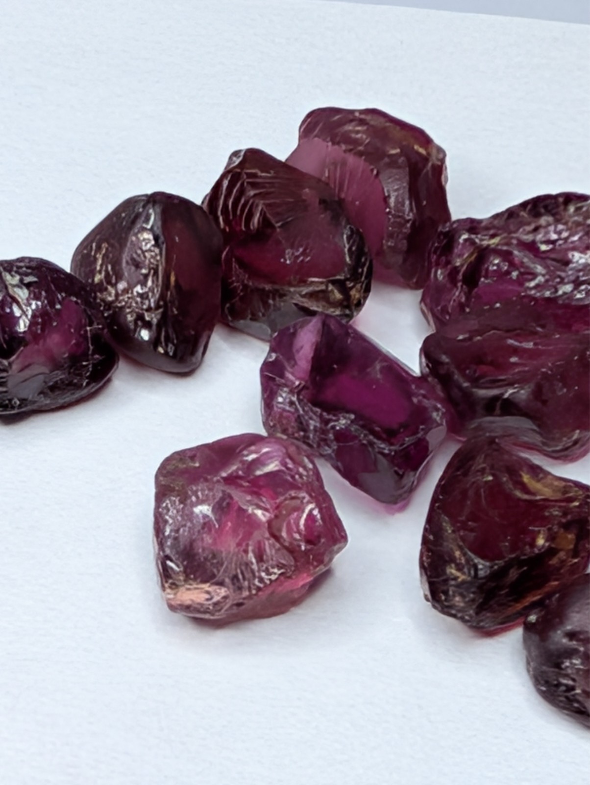 USA seller 50.33 ct Eye clean Umba garnet facet rough gemstone