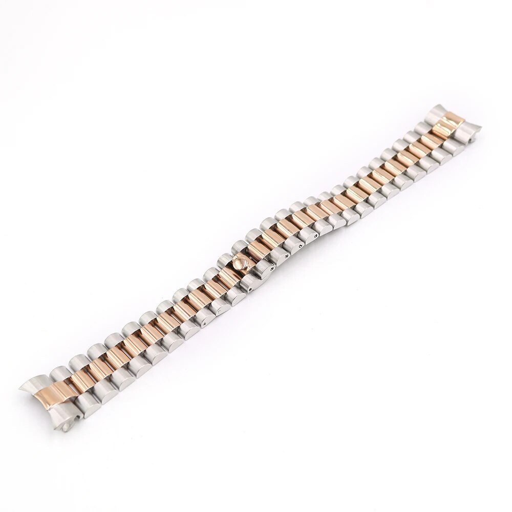 Suitable for Rolex solid curved steel strap 20 21mm strap