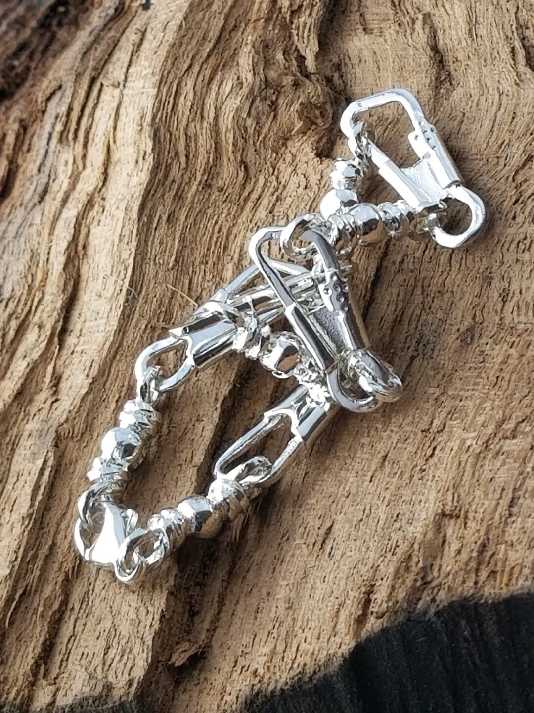 ACTS Bracelet Sterling Silver Fishers Of Men Bracelet/Walk to Emmaus. Beautiful!