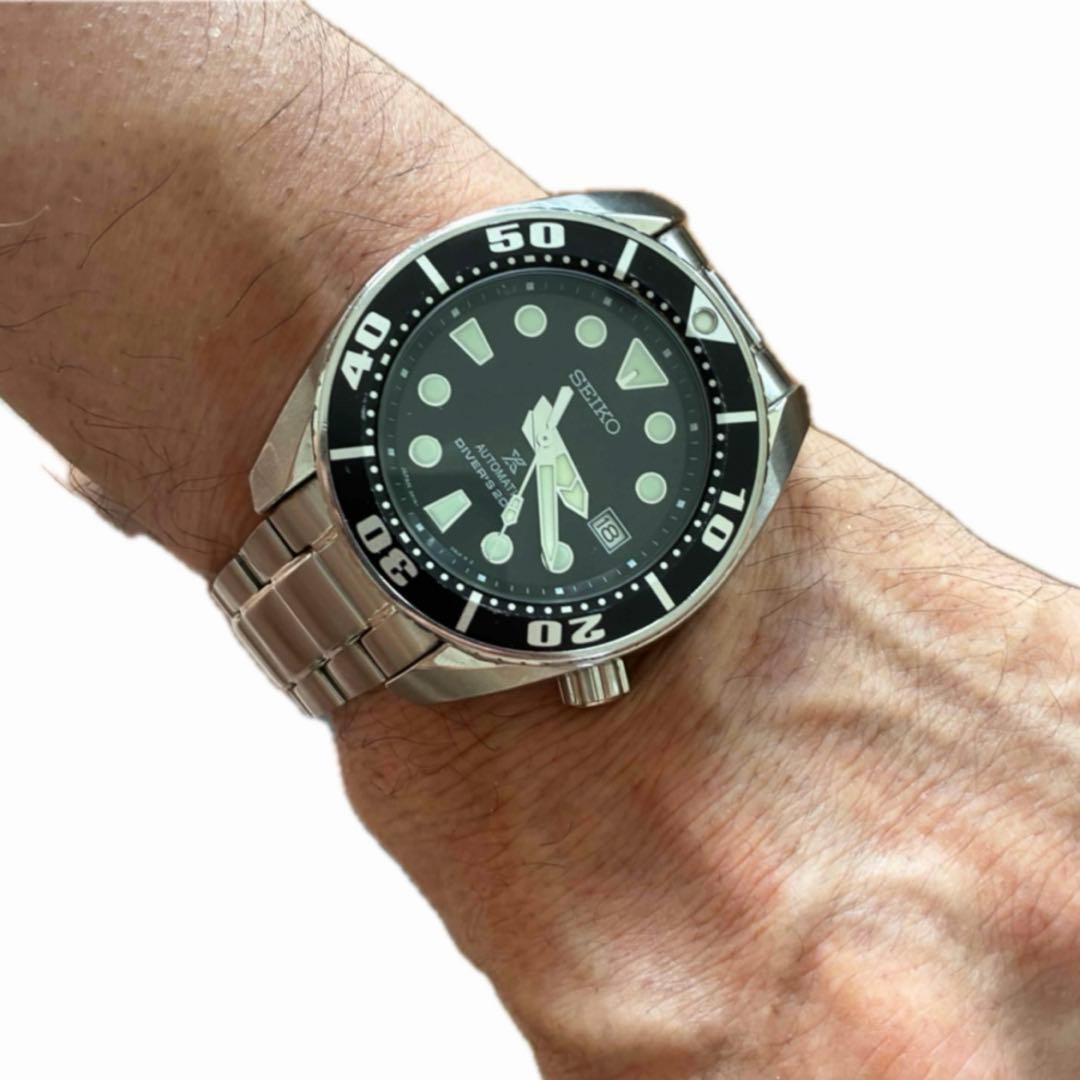 Upper SEIKO PROSPEX Sumo automatic winding DIVER precision Safe packing!