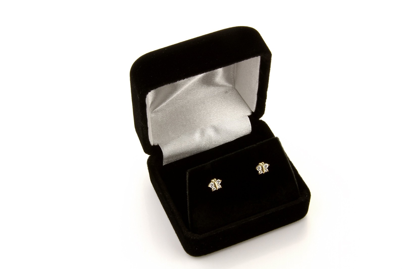 14k REAL Yellow/White Gold 2mm, 3mm, 4mm, 5mm, 6mm, 7mm, 8mm Round Solitaire …