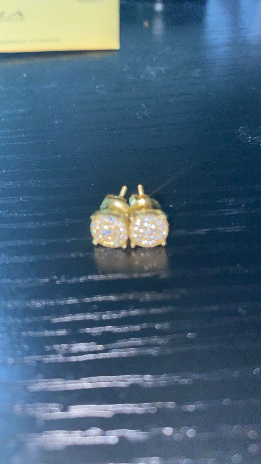 14k Gold Lab-Created Diamond Stud Earrings