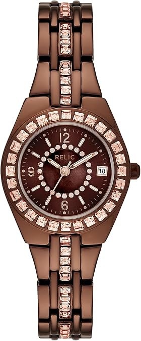 Relic by Fossil Women’s Queen’s Court Analog-Quartz Watch ZR12195