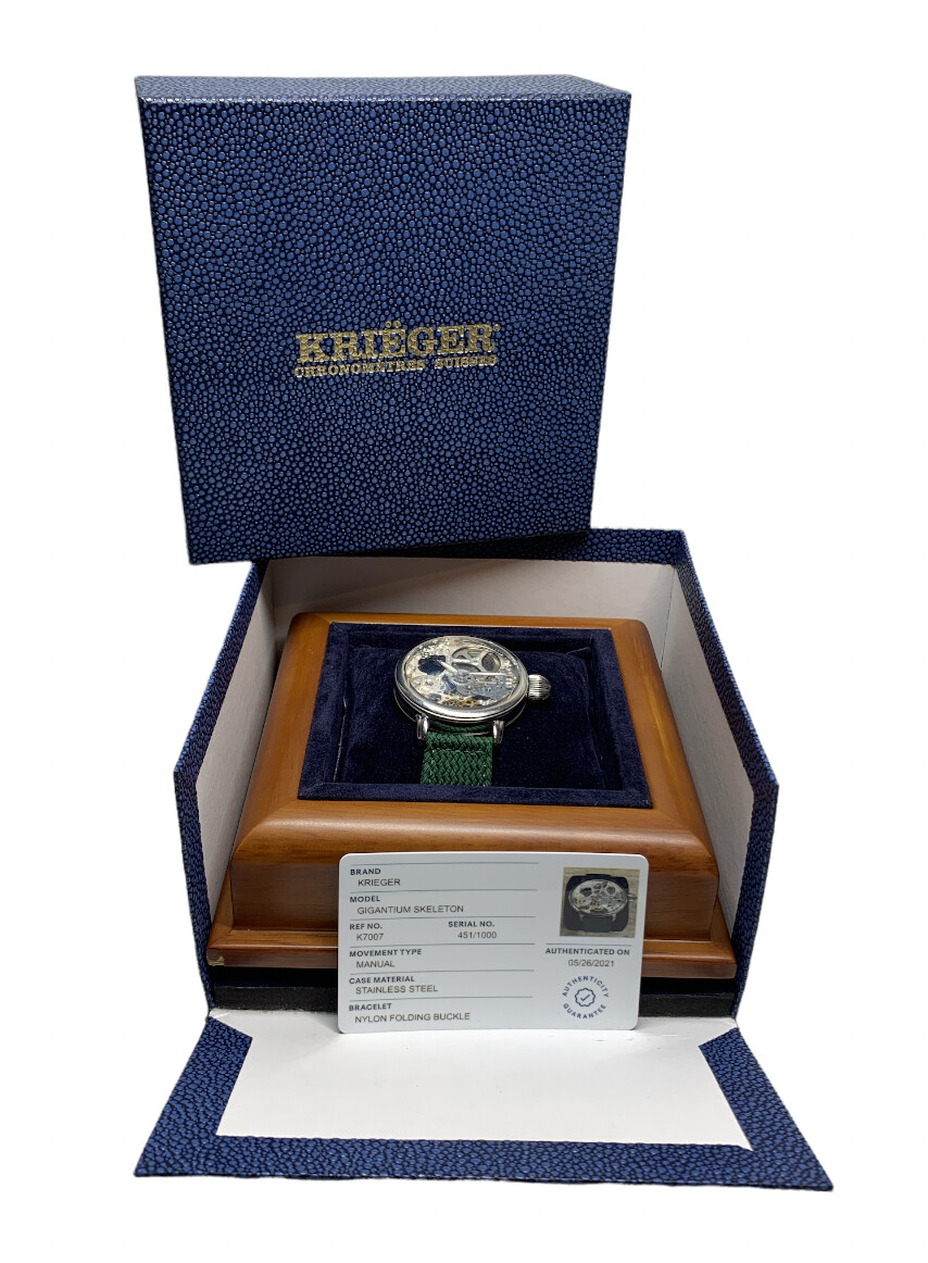 Krieger Gigantium Skeleton K7007 Limited Edition Men’s Watch