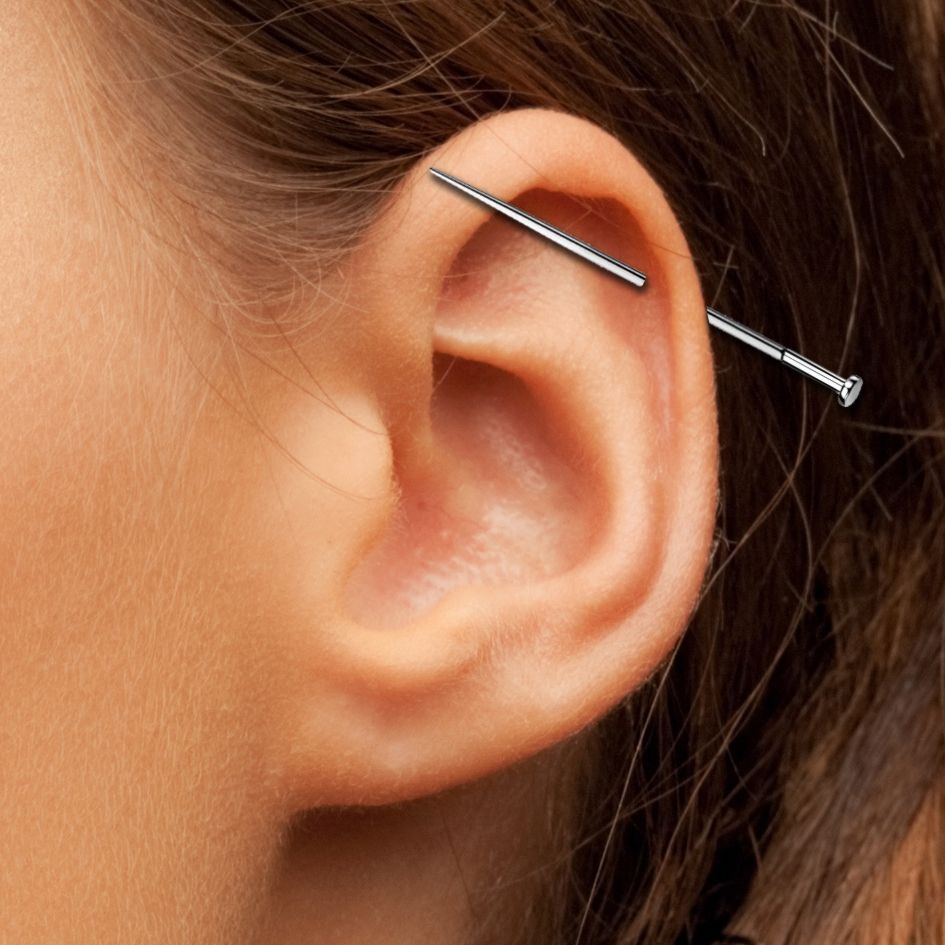 18G 16G 14G Titanium Threadless Insertion Taper Dermal Pin Body Piercing Tool
