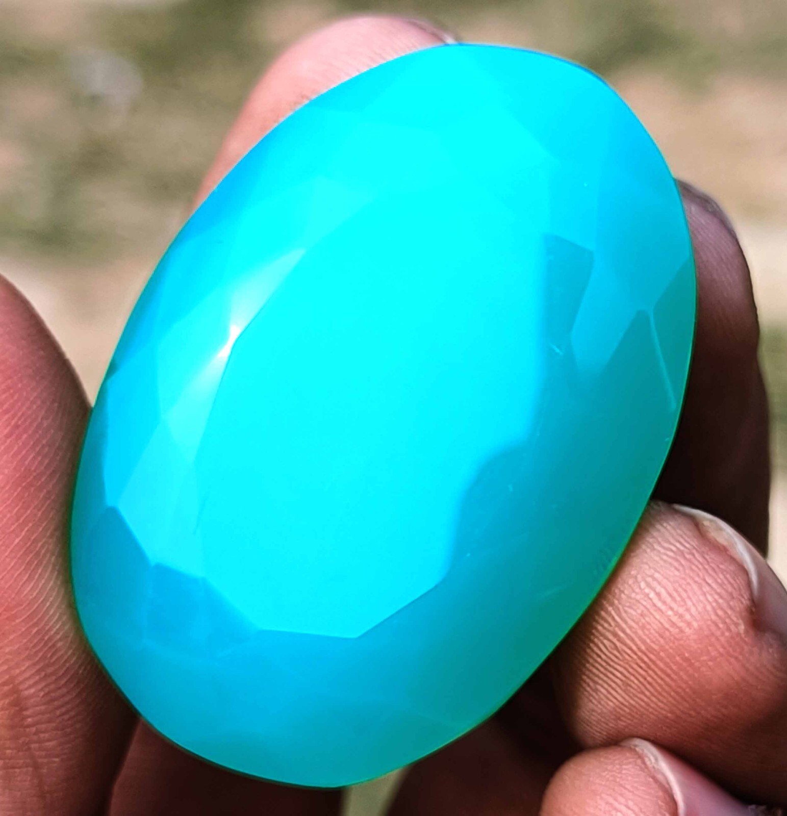 RAREST PIECE GREEN OPAL 168 CT EGL CERTIFIED UNTREATED OVAL CUT LOOSE GEMSTONE