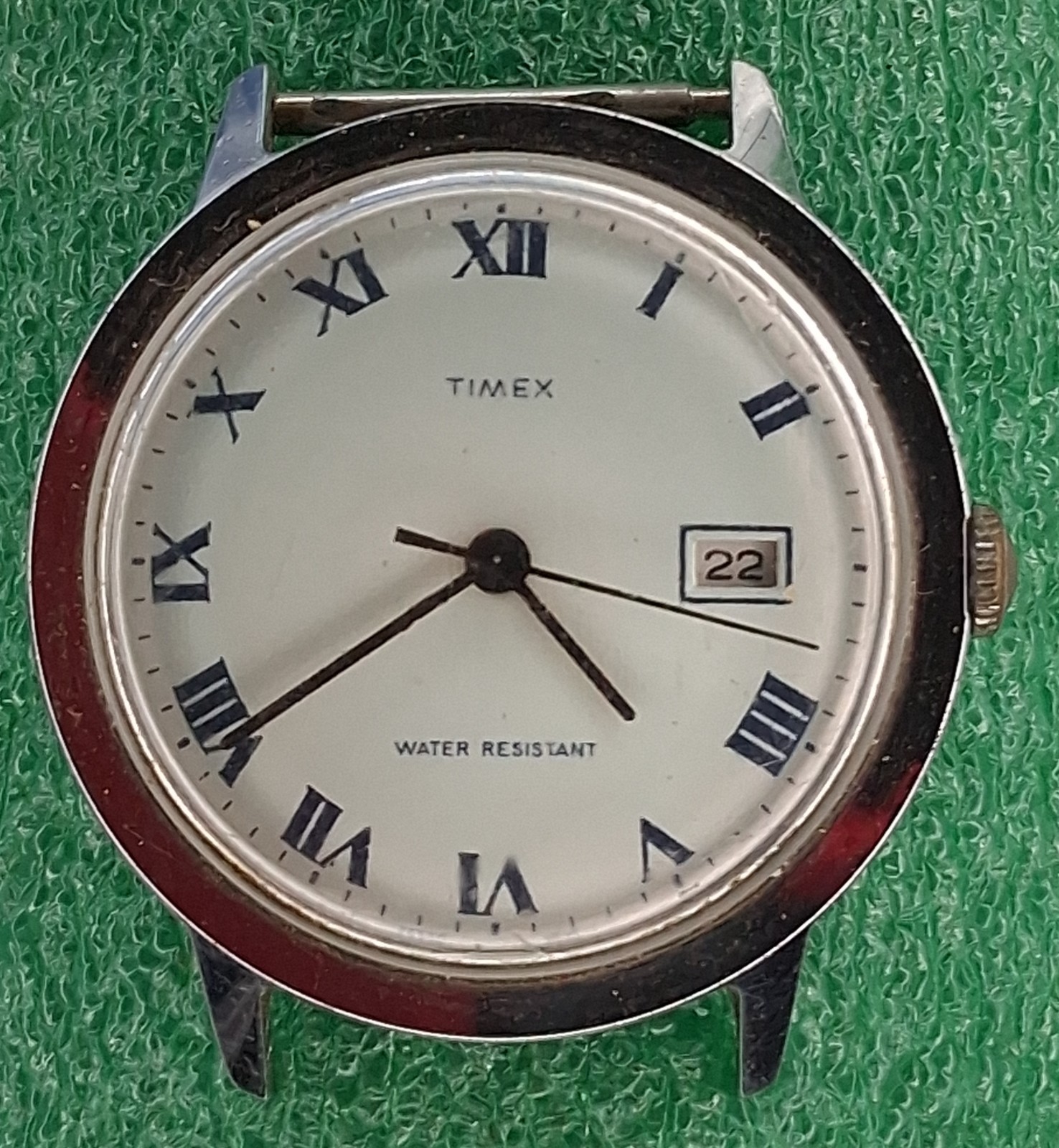 Lot W57 Mens 1973 Timex Marlin Manual Wind Up Movement Vintage Watch Parts