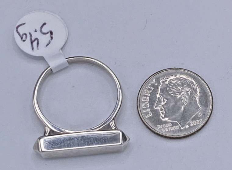 Kit Heath Manhattan Short Bar Ring Sterling Silver Size 8 NWT 5.4g