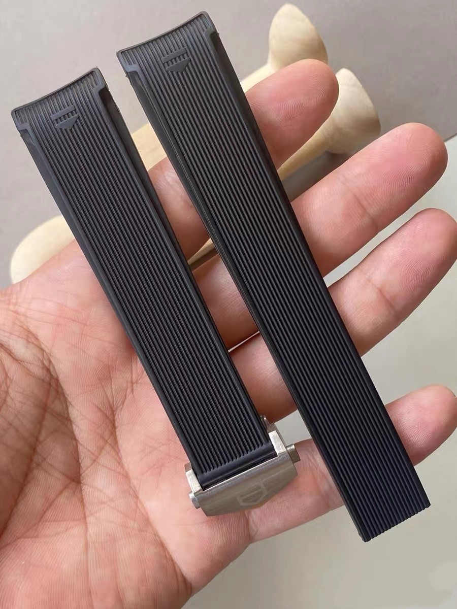 Rubber Silicone Band Strap For Tag Heuer CARRERA AQUARACER Series Watch 20/22mm