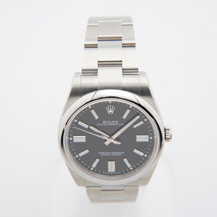 ROLEX Oyster Perpetual 41 124300 Black Warranty 2025 Box/Paper